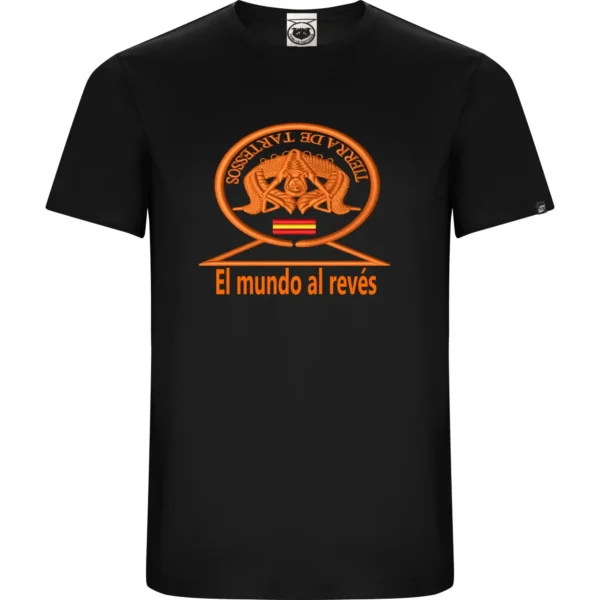 Camiseta unisex exclusiva negra manga corta