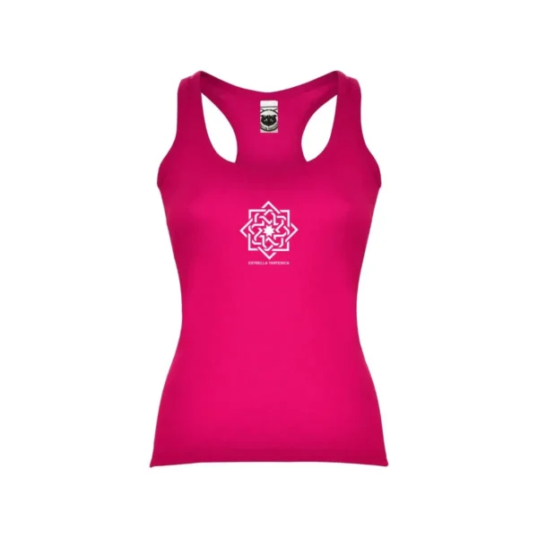 Camiseta de tirantes para mujer Tartessos roseton