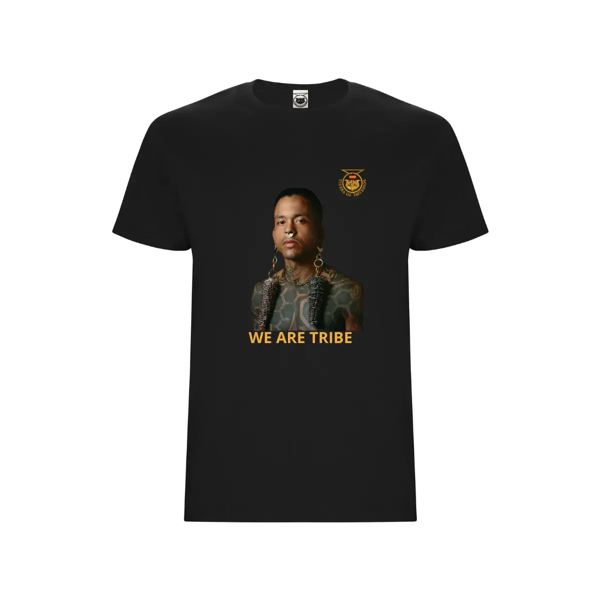 Camiseta unisex tribu negra