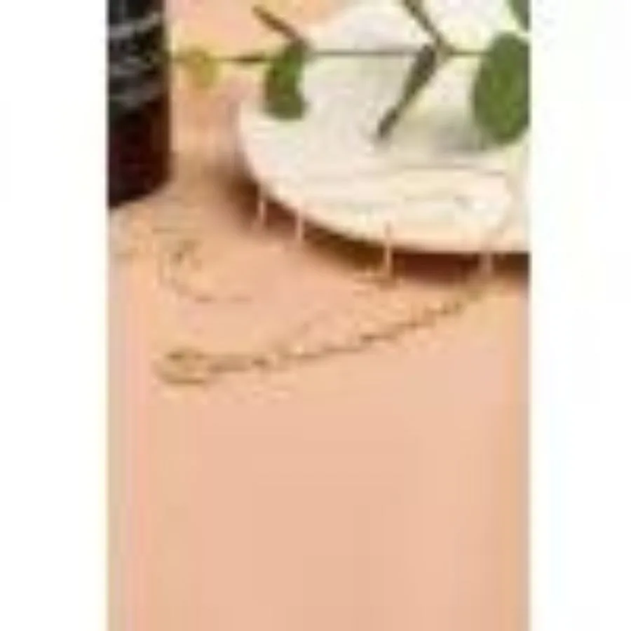 Collar colgante camelia diamantes imitación - Imagen 3