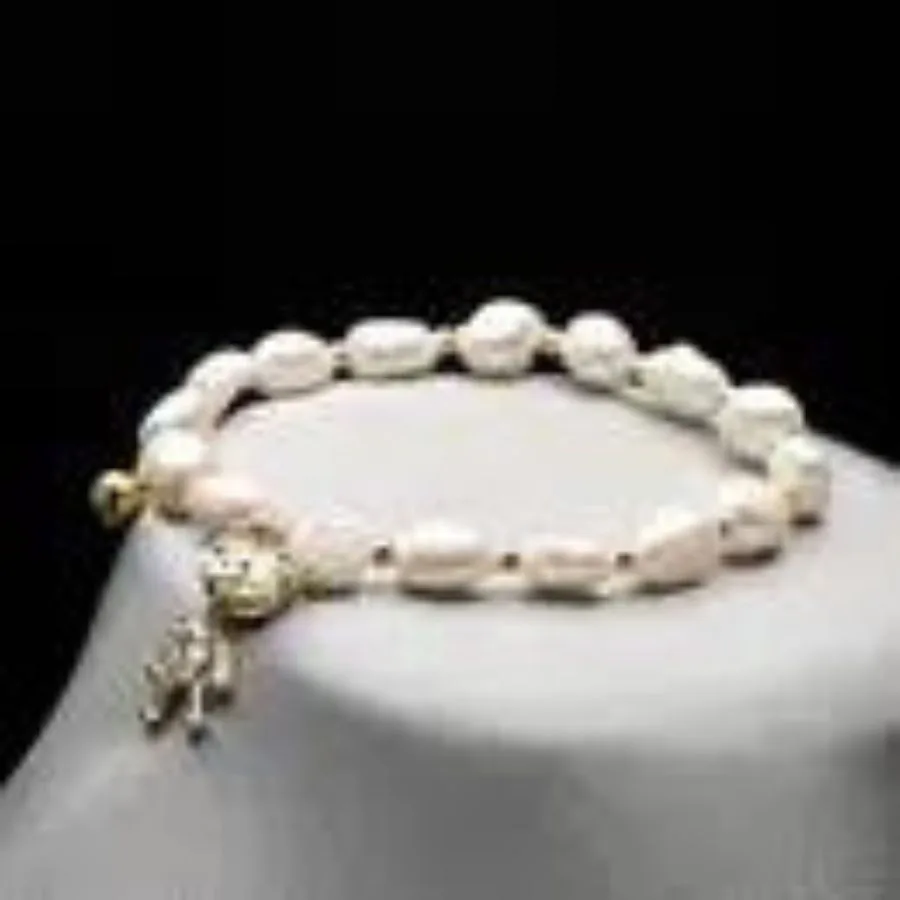 Pulsera osito piedra imitación cristal - Imagen 2