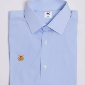 Camisa clásica hombre azul