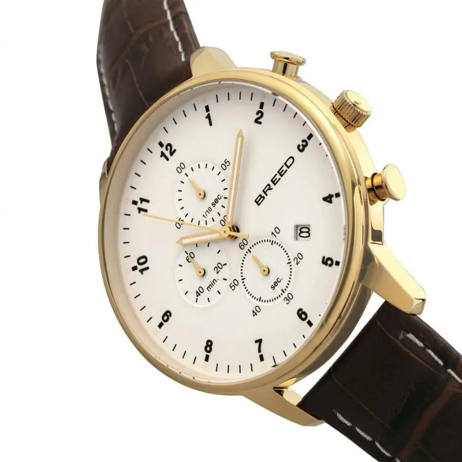 Reloj cronografo dorado hombre
