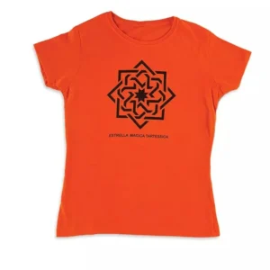 Camiseta unisex manga corta naranja