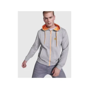 Sudadera Hombre Casual Capucha Cremallera Urbana